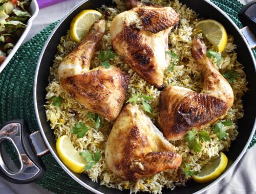 Rice with Chicken - Chicken Kabsa recipe