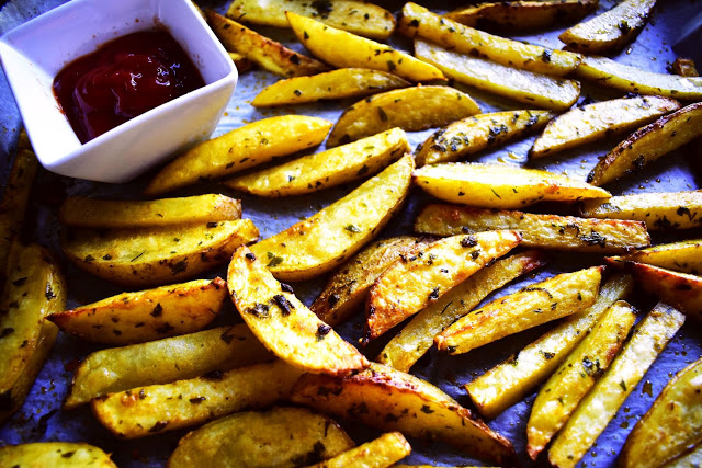 Baked Potato Wedges- Potato Wedges Recipe