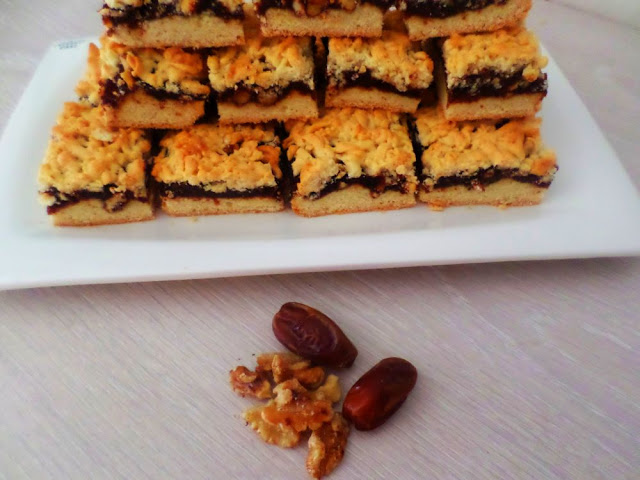 Date Squares or Arabian Date Slices Recipe