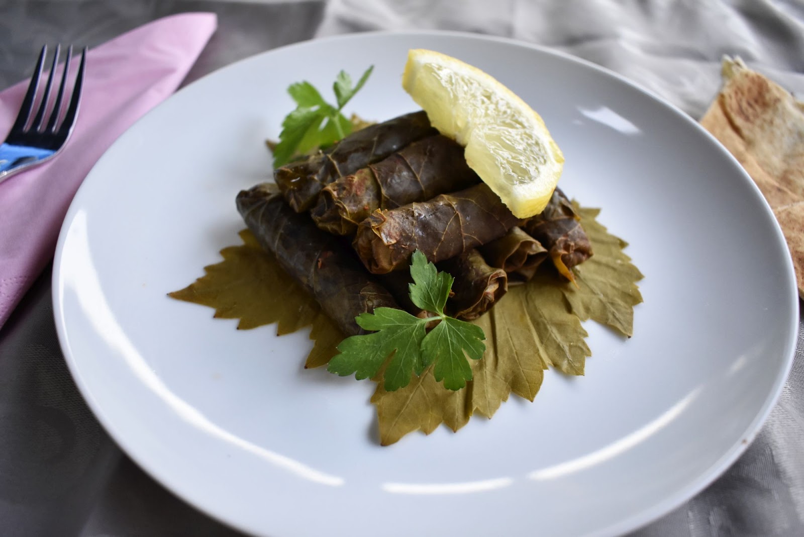 Stuffed grape leaves