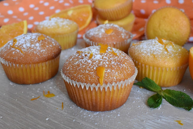 Easy and fluffy Orange Cupcakes