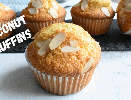 Best Coconut Muffins Recipe Moist and fluffy