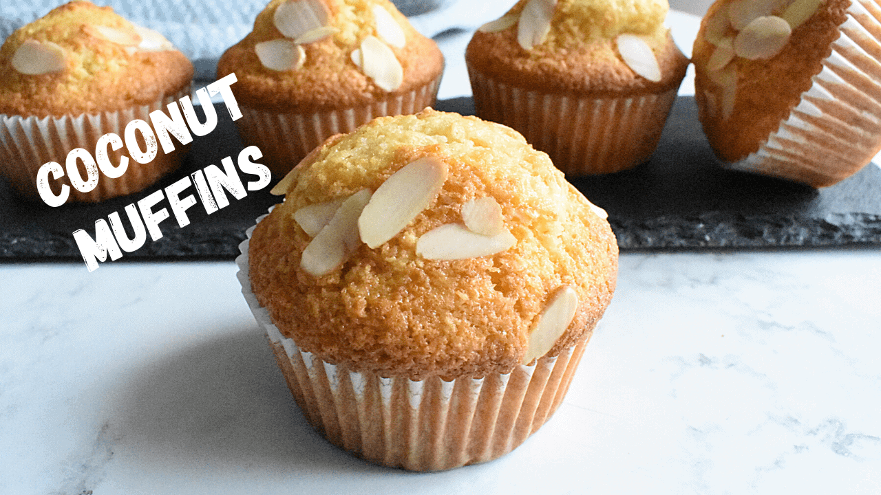 Best Coconut Muffins Recipe Moist and fluffy