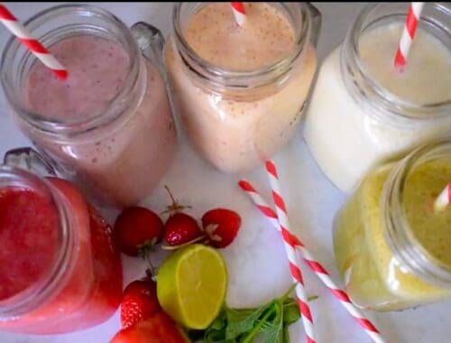 5 FRESH and HEALTHY SMOOTHIES