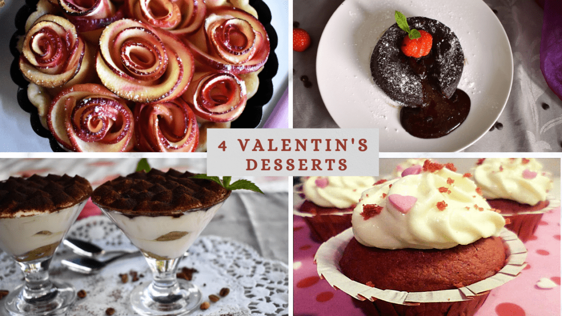 4 Easy Valentine's day desserts for two