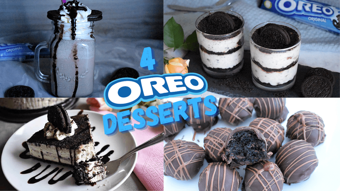 Best 4 OREO Desserts easy Recipes