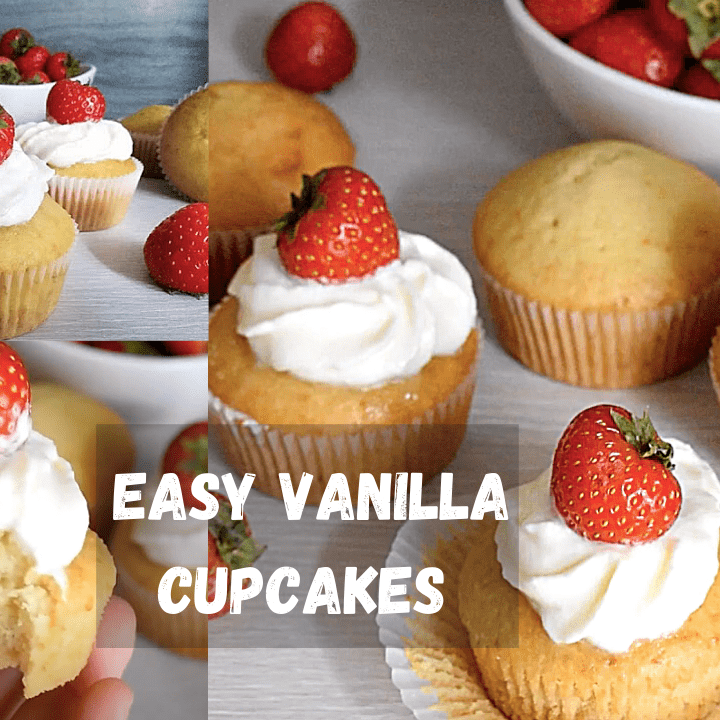 Easy & Fluffy Vanilla cupcake Recipe