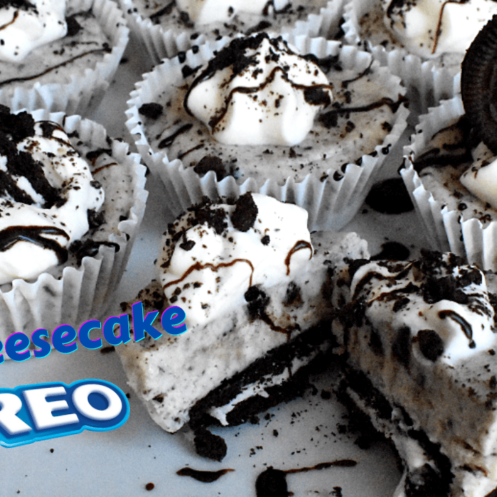 3 Ingredients Mini Oreo Cheesecake