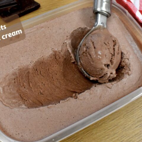 3 ingredients Chocolate Ice cream