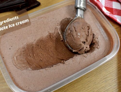 3 ingredients Chocolate Ice cream