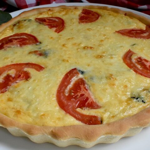 Spinach and Cheese Quiche